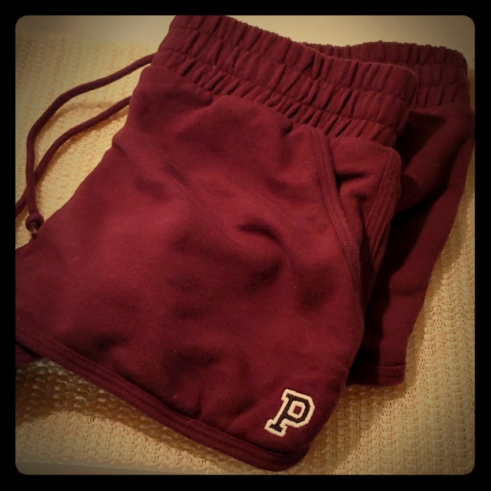 Maroon-Mini shorts (VS PINK)